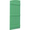 Ekena Millwork Americraft 6-Board (3 Batten) Wood Joined Board-n-Batten Shutters w/Ellipt Top, ARW401BE621X77LPH, PR ARW401BE621X77LPH - alternate 9